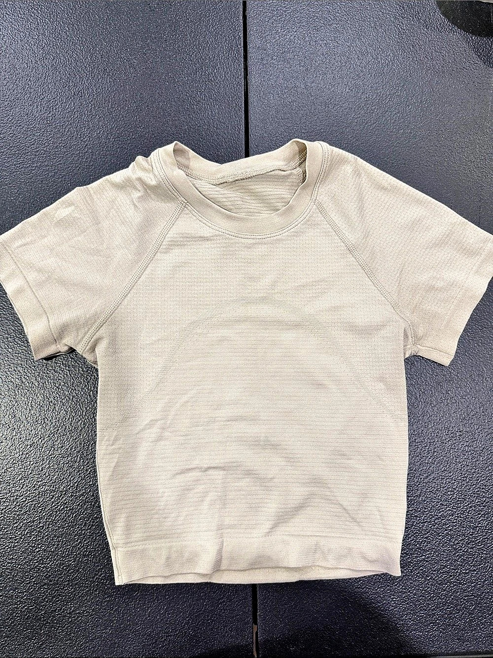 Lululemon Cropped Swiftly Tech Short-Sleeve Shirt 2.0 Sz 0